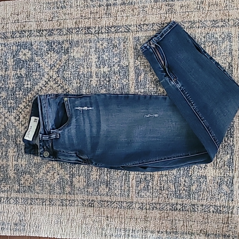 Women's Pistola Ankle Zip Jeans